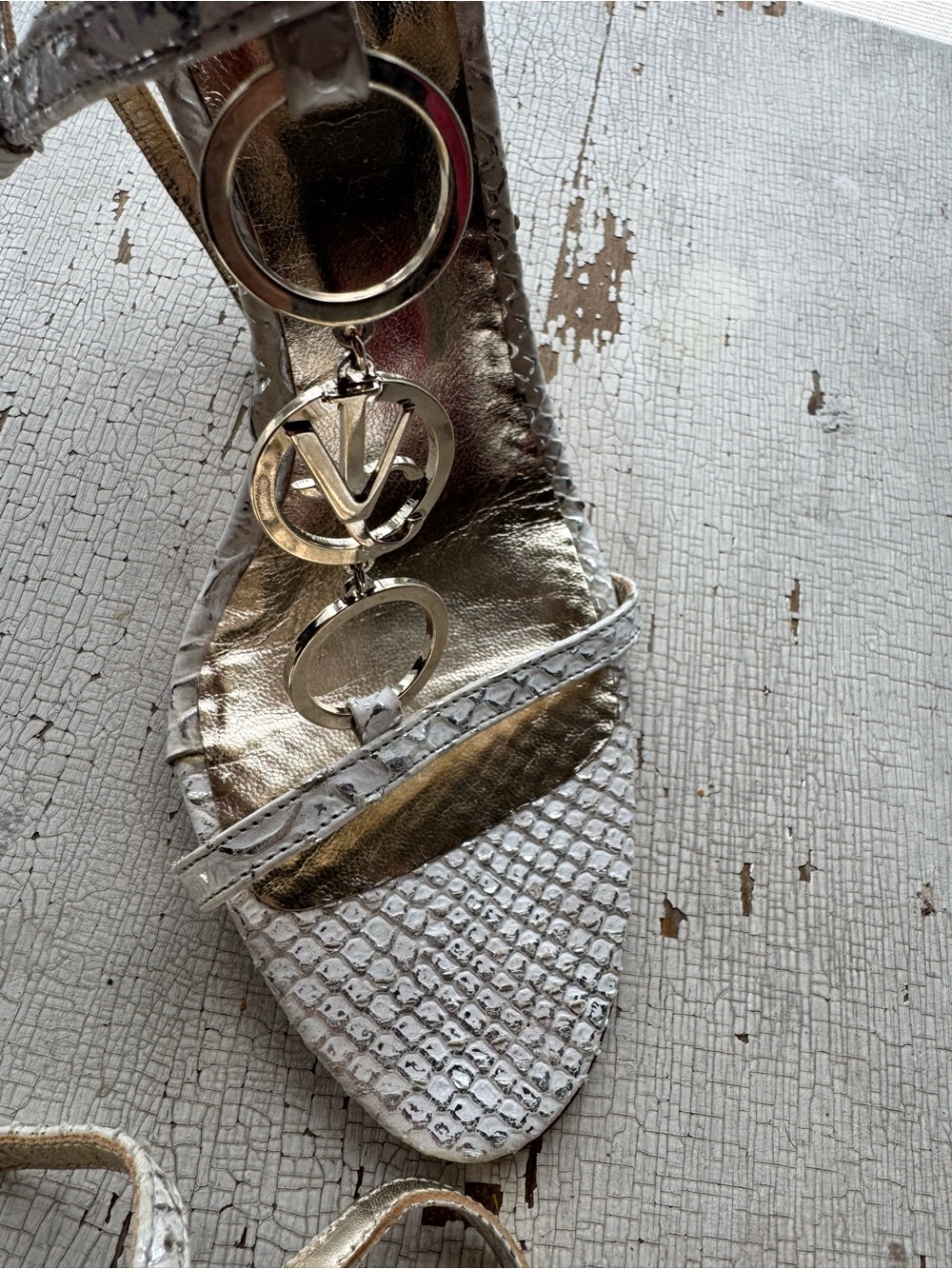 Vintage VJC (Versace Jeans Couture) Heeled Sandals – Made in Italy 🇮🇹 - Picture 3 of 6